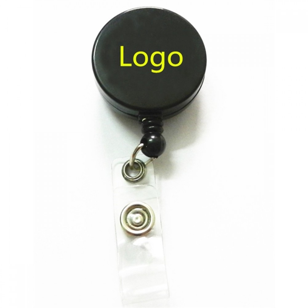 Round Retractable Badge Reel