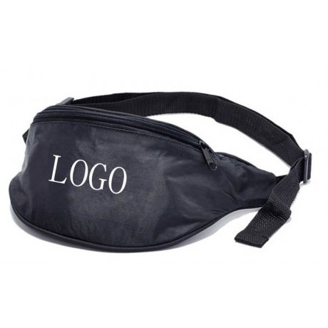 Waist pack with adjustable webbing, size is 11 3/4" x 4 11/16"