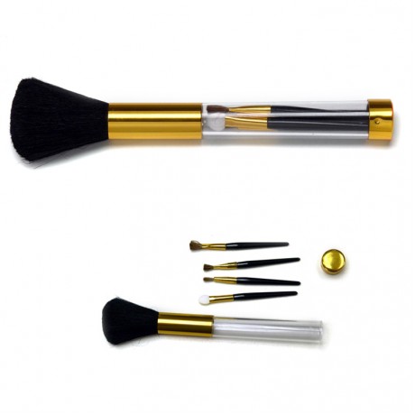 5-in-1 make up brushes / cosmetic brushes