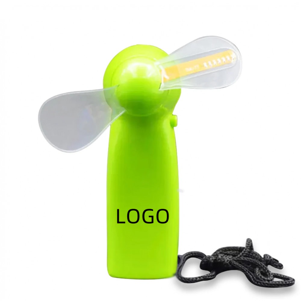 Flashing Led Handheld Fan