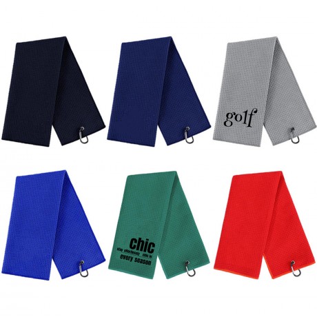 Golf Towel With Carabiner