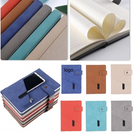  MOQ50 A5 Interlayer Leather Notebook