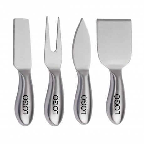 Stainless Steel Cheese Knife 4-Piece Set