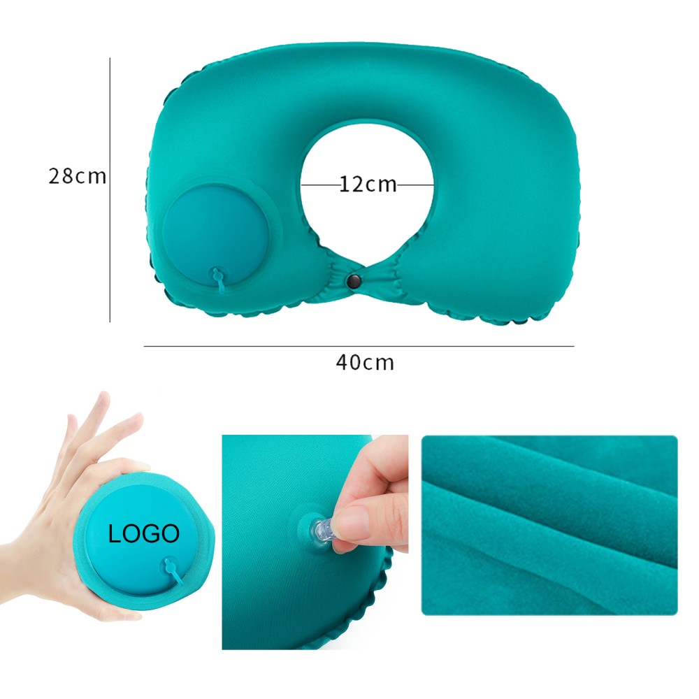 U Shape Inflatable Neck Pillow