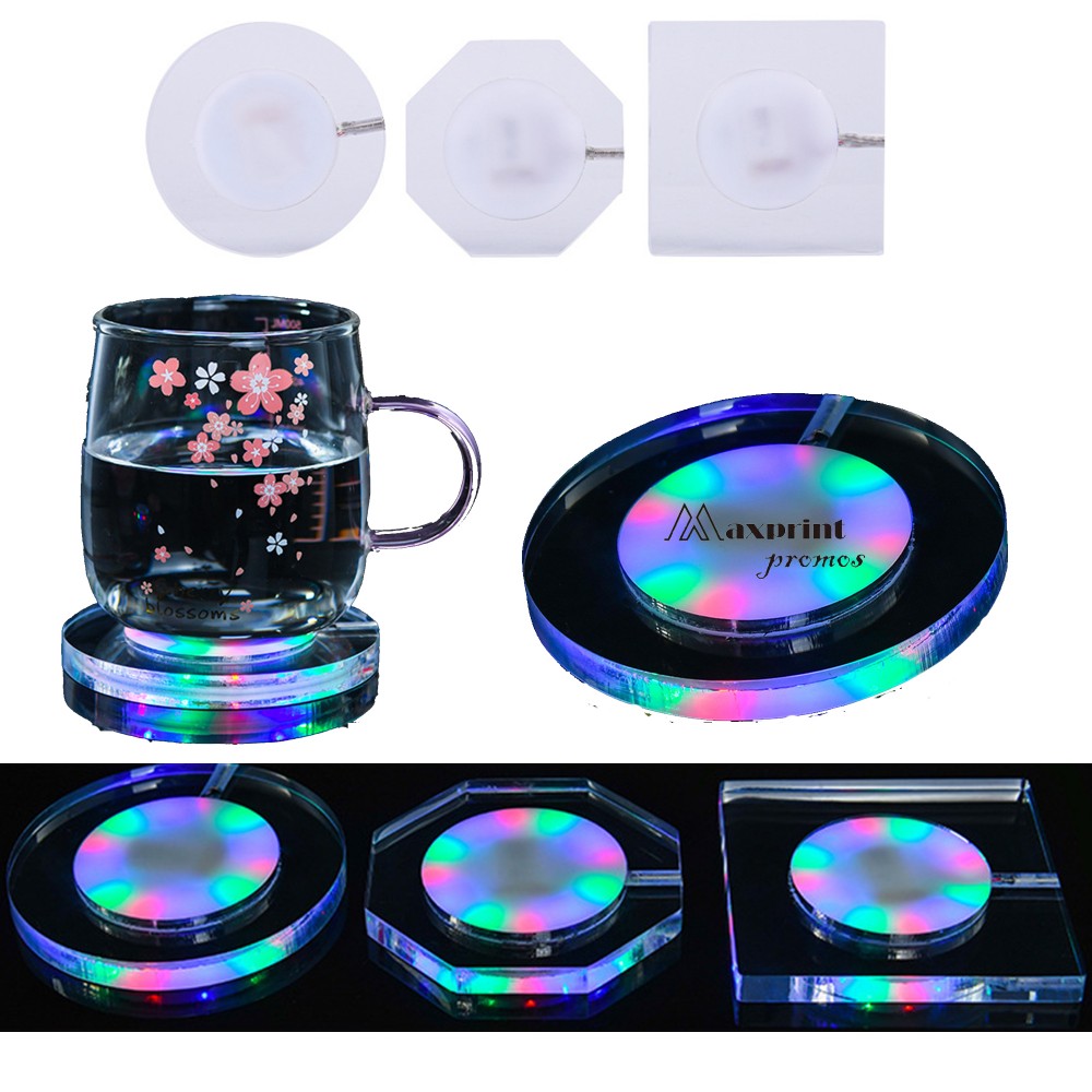 LED Light Acrylic Coaster