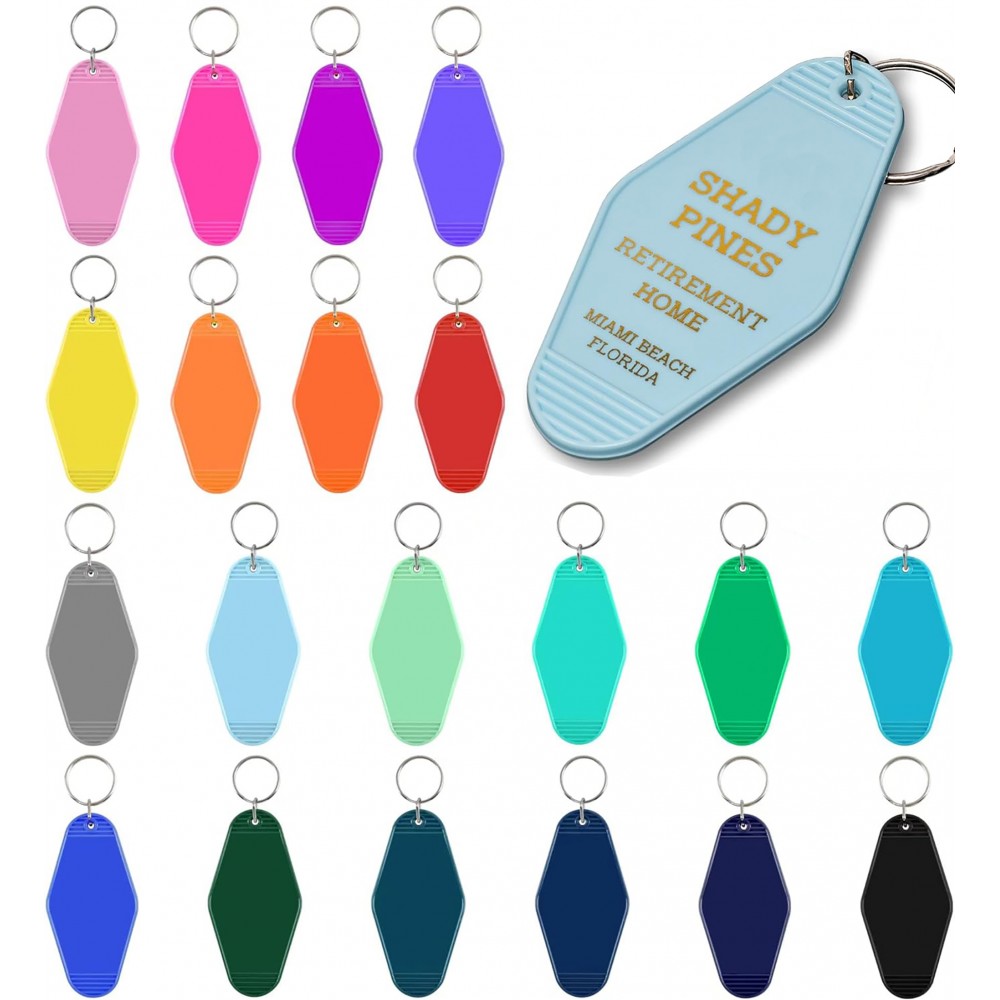 Plastic Hotel Keychain Motel Keychain