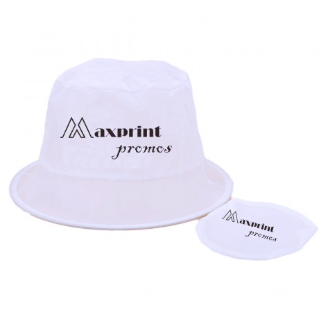 Eco-Friendly Foldable Polyester Bucket Hat with Pouch