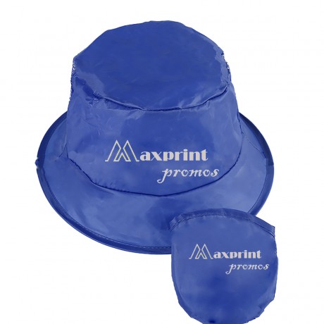 Eco-Friendly Foldable Polyester Bucket Hat with Pouch