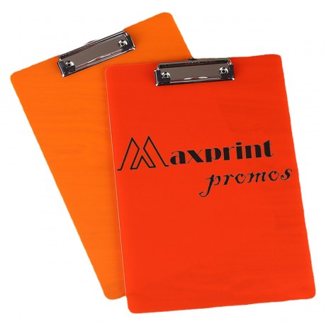 A4 Colorful  Plastic Clipboard with Metal Clip