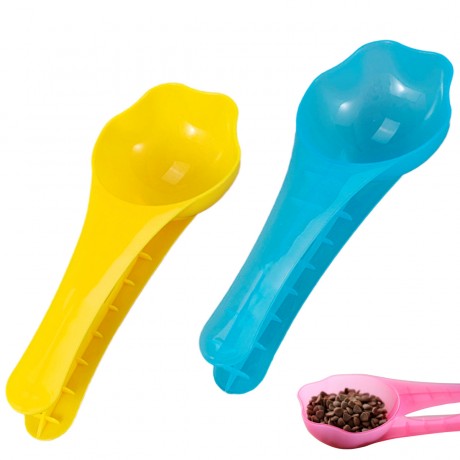 Pet Paw Food Scoop n Clip