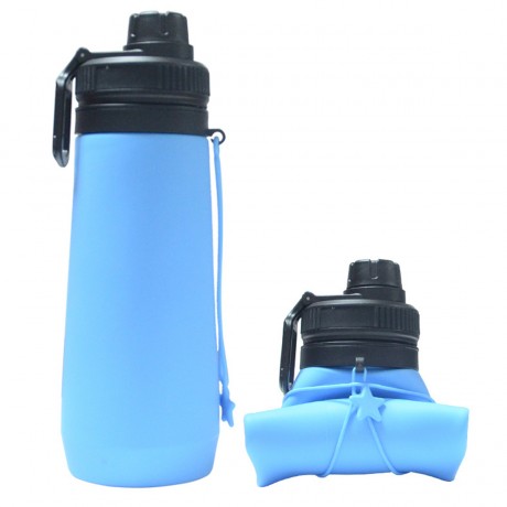 26 Oz Foldable Silicone Water Bottle