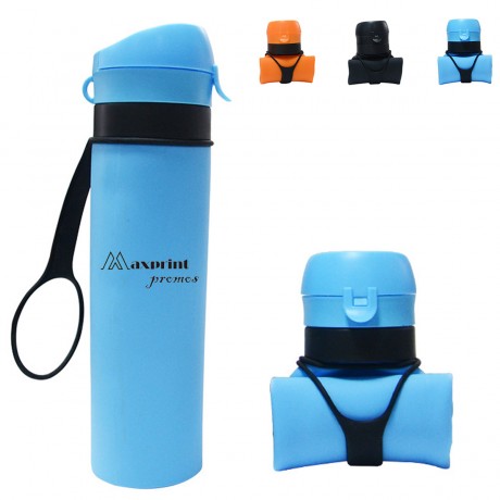 21 oz Silicone Folding Bottle