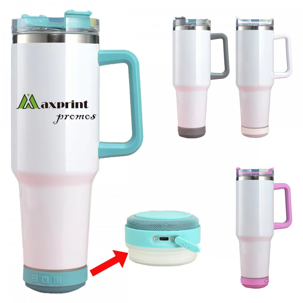 40 Oz Sublimation Tumbler With Handle