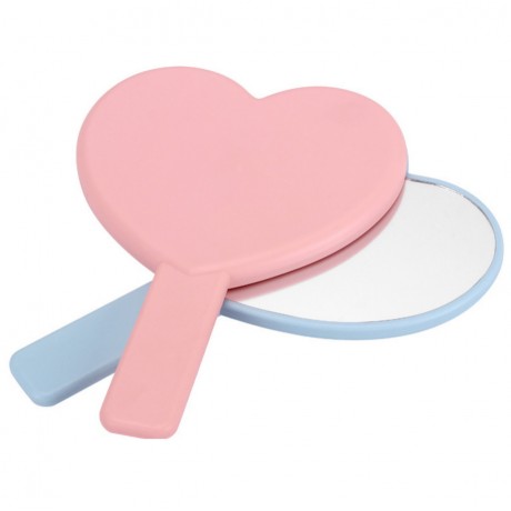 Custom Cute Heart-shaped Mirror