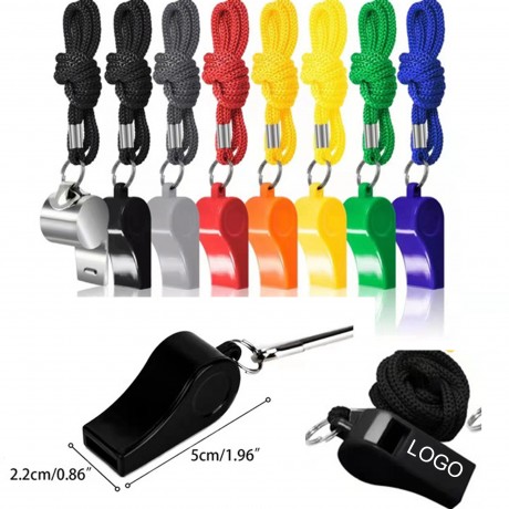 Multi-colored Customizable Whistle