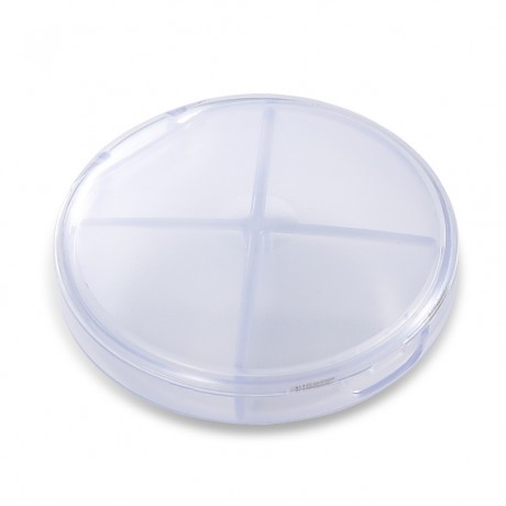 Transparent Mini 4-Cell Pill Box