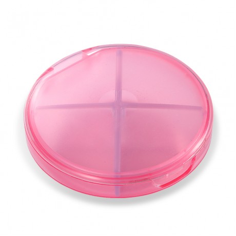 Transparent Mini 4-Cell Pill Box