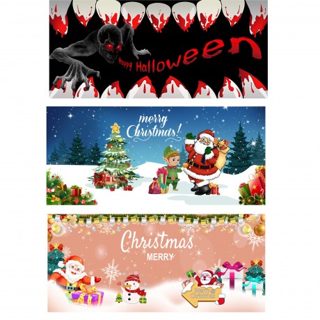 71" x157" Large Size Festive Decor Banner