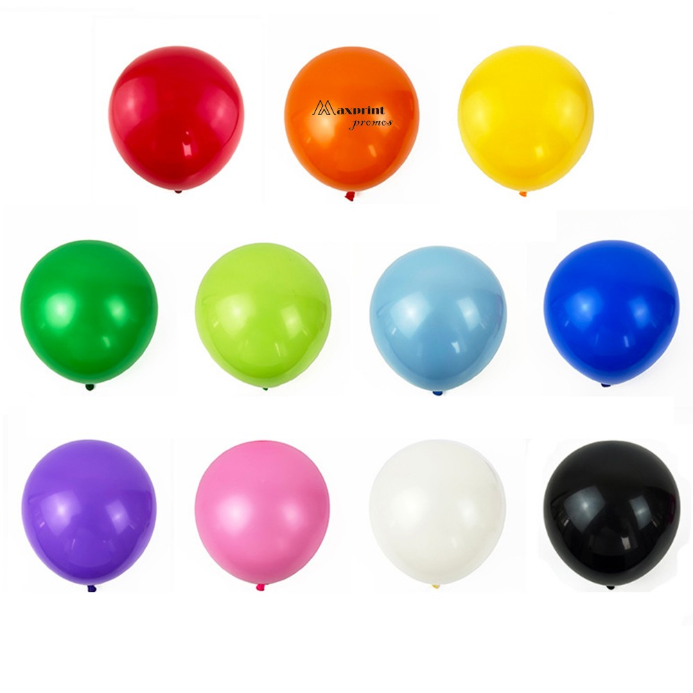 10" Multi-colored Promo Decoration Balloon