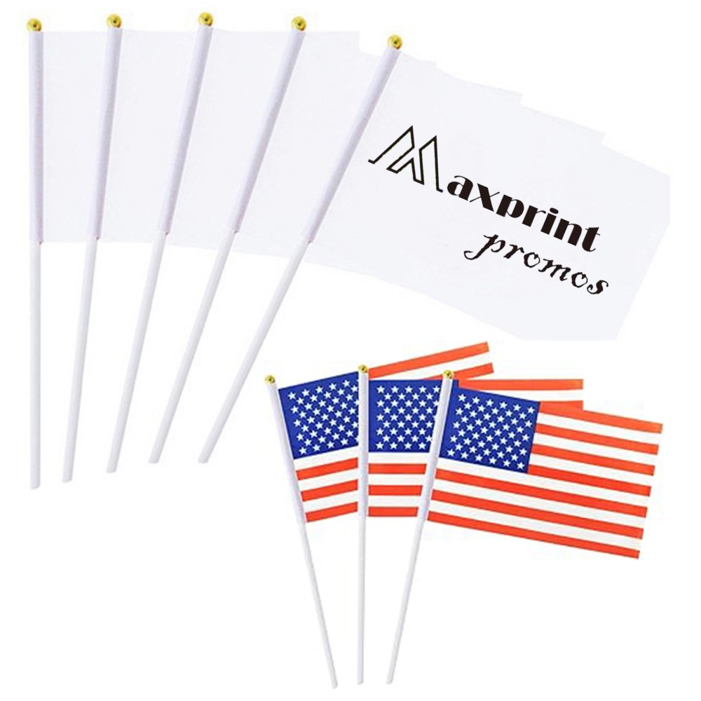 Custom Double-sided Hand Flag