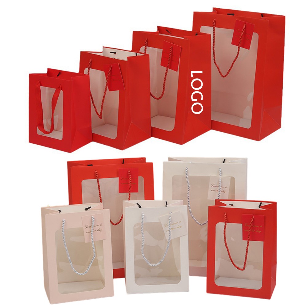 Clear Window Gift Packaging Bag