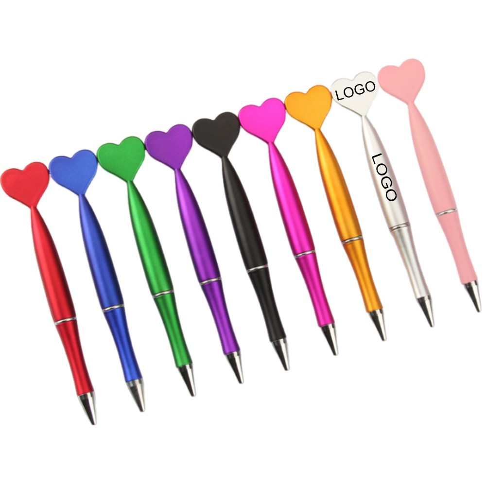 Custom Creative Heart-Shaped Gift Pen