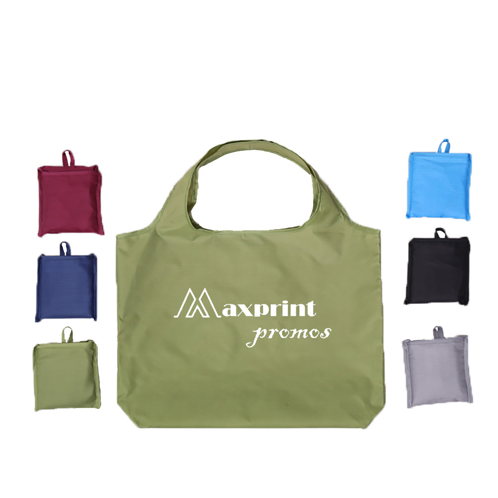 Waterproof Oxford Cloth Blank Folding Shopping Bag