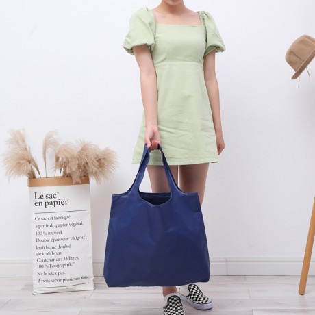 Waterproof Oxford Cloth Blank Folding Shopping Bag