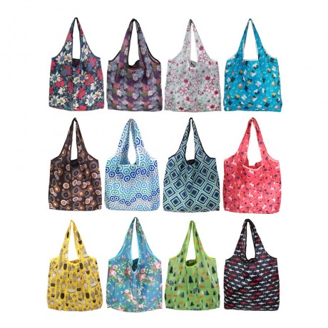 Waterproof Oxford Cloth Blank Folding Shopping Bag