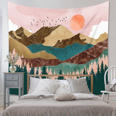 Custom Wall Hanging Fabric Tapestry