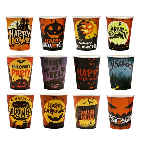 9 Oz Halloween Disposbale Paper Cup