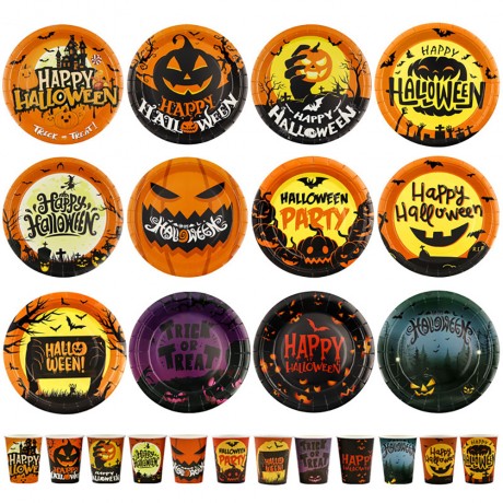 7'' Halloween Paper Plate