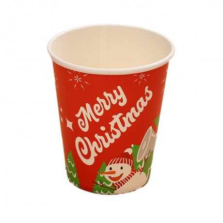 9 Oz Christmas Disposbale Paper Cup