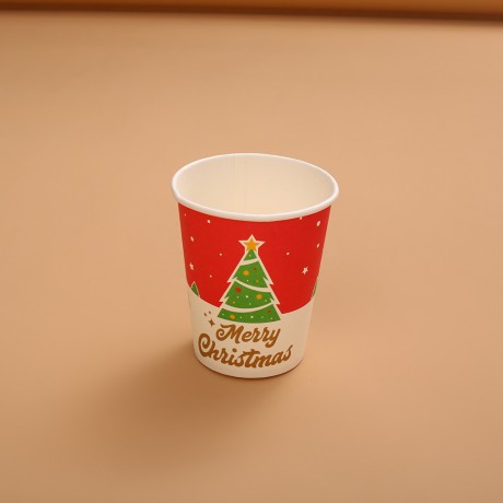 9 Oz Christmas Disposbale Paper Cup