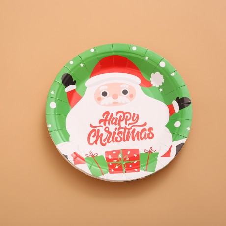 9'' Christmas Paper Plate