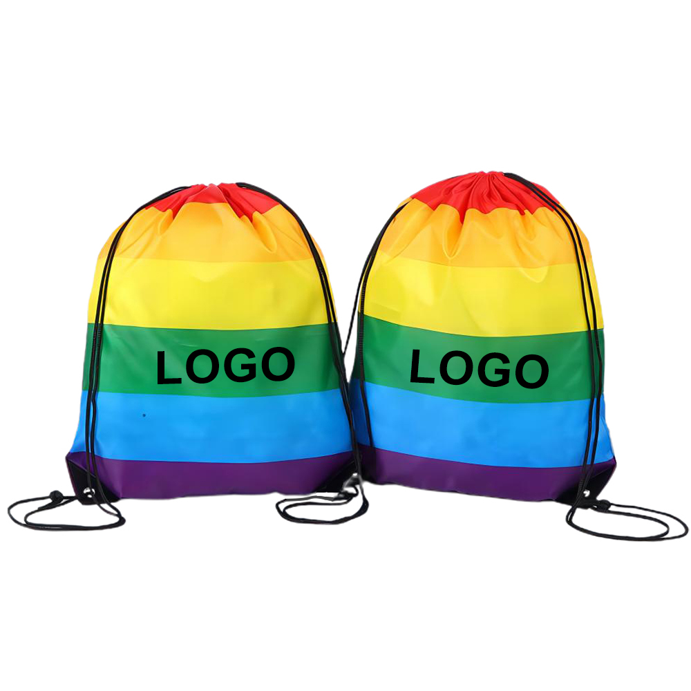 Rainbow Drawstring Bag