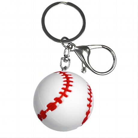 PVC Soft Rubber Ball Keychain