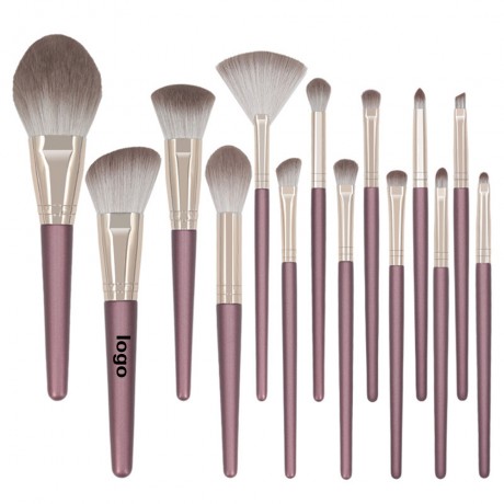 Soft Wood Handle Makeup Brush Set