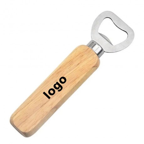 Stainless Steel Wooden Bottle Opener