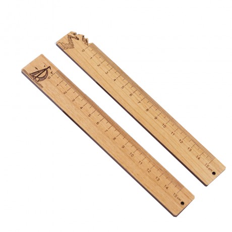 6 Inch Wood Craft Ruler