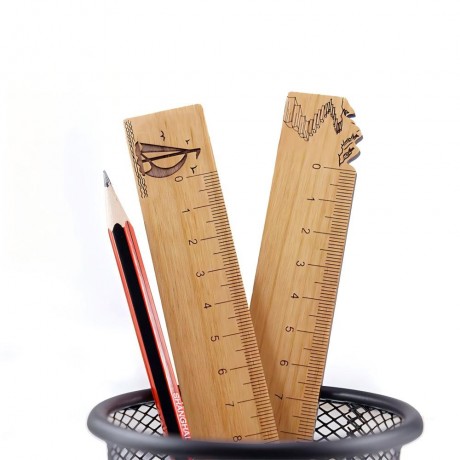 6 Inch Wood Craft Ruler