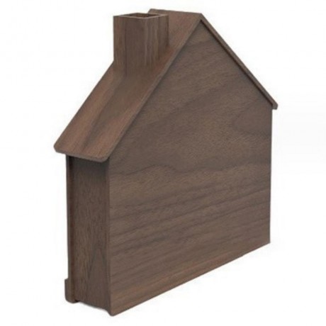 Wooden House-Shaped Piggy Bank