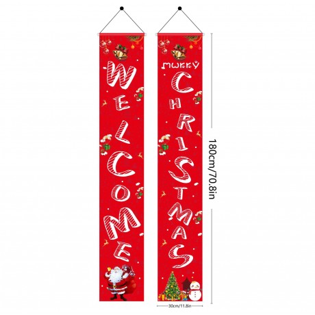 Christmas Decorative Door Curtain