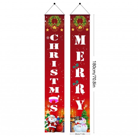 Christmas Decorative Door Curtain