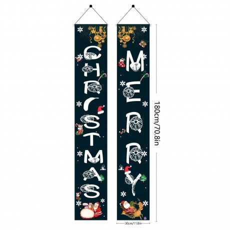 Christmas Decorative Door Curtain