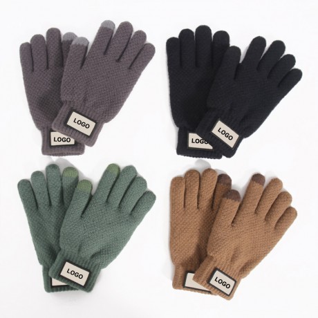 Outdoor Cold-Resistant Knitted Gloves