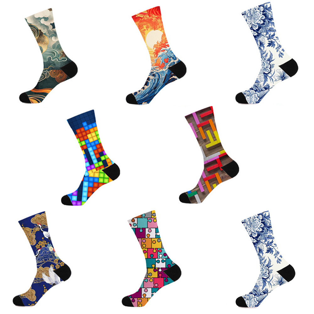 Custom Jacquard Trendy Socks