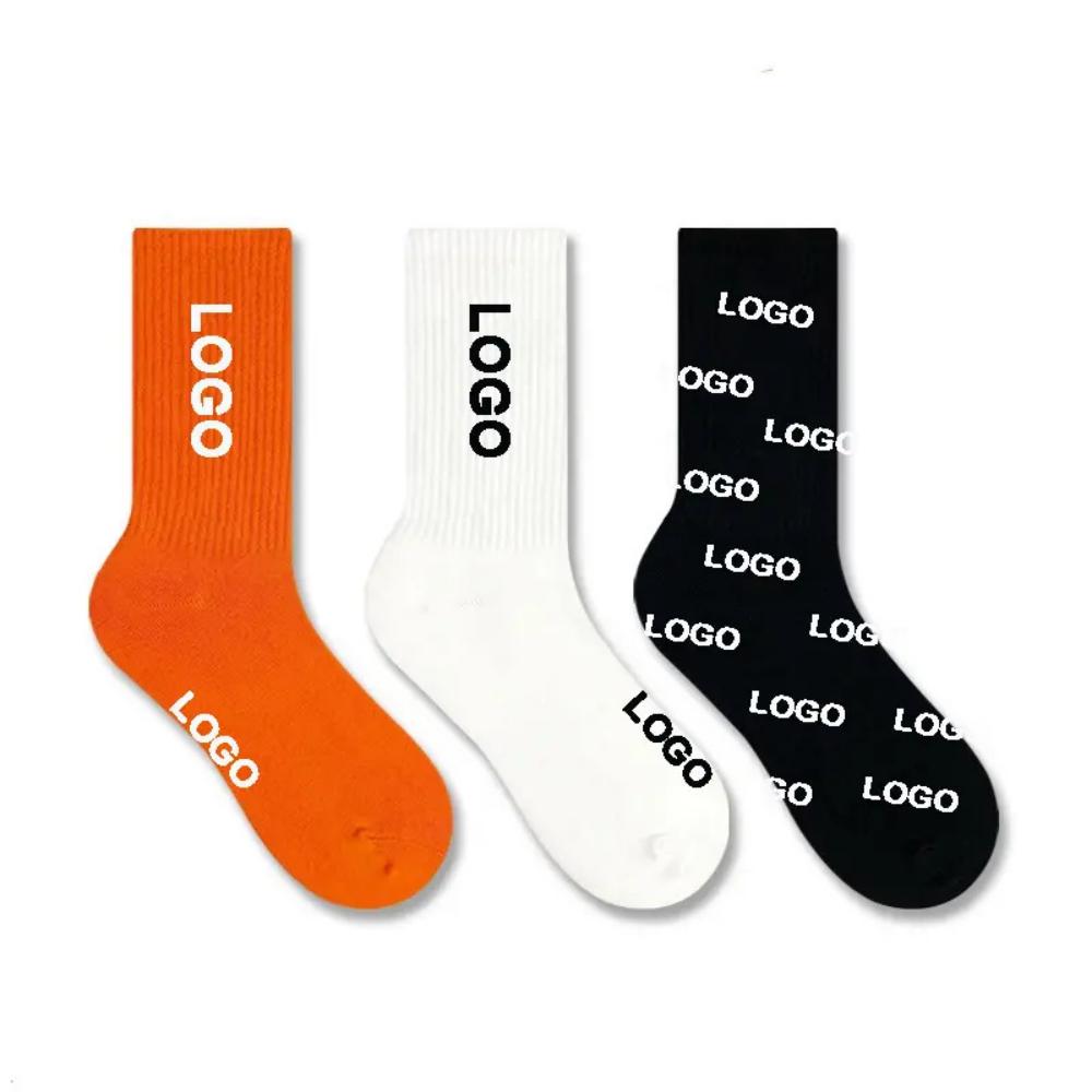 Solid Color Combed Cotton Running Socks