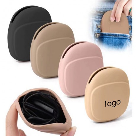 Silicone Earphone Storage Pouch