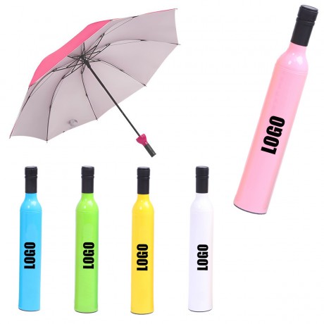 Compact Wine Bottle Umbrella